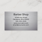 Haarstyling Tools Kapper Kapper Salon Visitekaartje (Achterkant)