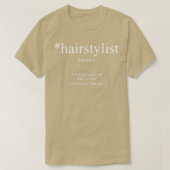 haarstylist 19 t-shirt (Design voorkant)