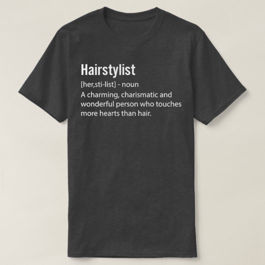HAARSTYLIST 1 T-SHIRT (Design voorkant)