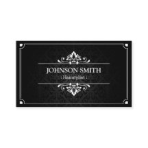 Haarstylist Afspraakkaart - Schaduw van Damask