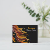 Haarstylist-afsprakenkaart Afsprakenkaartje (Staand voorkant)