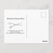 Haarstylist Appointherinnering Briefkaart (Achterkant)