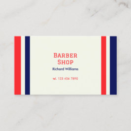Haarstylist Barber Shop Visitekaartje