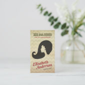 Haarstylist Beauty Salon Afspraak Herinnering Kaar Afsprakenkaartje (Staand voorkant)