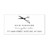 Haarstylist Beauty Salon Return-adres Zelfinktende Stempel (Design)