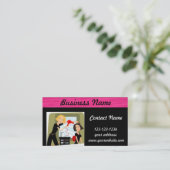 Haarstylist Beauty Salon visitekaartje Afsprakenkaartje (Staand voorkant)