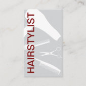 Haarstylist Bold Modern Nieuwe Afspraakkaarten Visitekaartje (Voorkant)