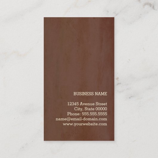 Haarstylist - Creative Retro Appointcard Afsprakenkaartje (Achterkant)