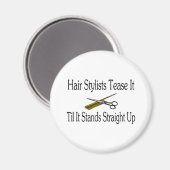 Haarstylist draai het recht omhoog magneet (Voorkant / Achterkant)