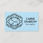 Haarstylist Elegant Mystiek Roos Vines Kraft Visitekaartje (Voorkant)