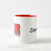 Haarstylist – Elke dag de hele dag keramische Mok (Center)