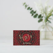Haarstylist, gepersonaliseerd visitekaartje (Staand voorkant)