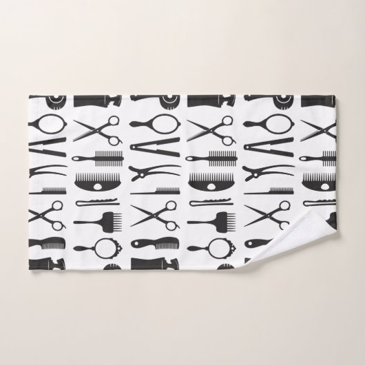 Haarstylist gereedschapspatroon bad handdoek (Handdoek)