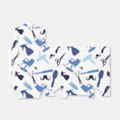 Haarstylist gereedschapspatroon bedankdoosjes (Uitgevouwen)