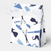 Haarstylist gereedschapspatroon bedankdoosjes (Voorkant Zijde)