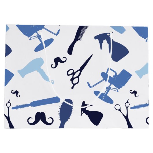 Haarstylist gereedschapspatter large cadeautasje (Achterkant)