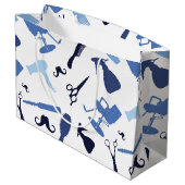 Haarstylist gereedschapspatter large cadeautasje (Achterkant Gekanteld)