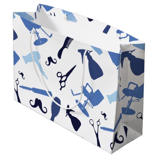 Haarstylist gereedschapspatter large cadeautasje (Achterkant Gekanteld)