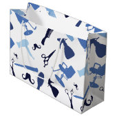 Haarstylist gereedschapspatter large cadeautasje (Voorkant Gekanteld)