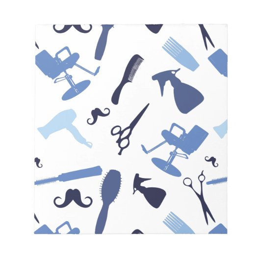 Haarstylist gereedschapspatter notitieblok (Voorkant)