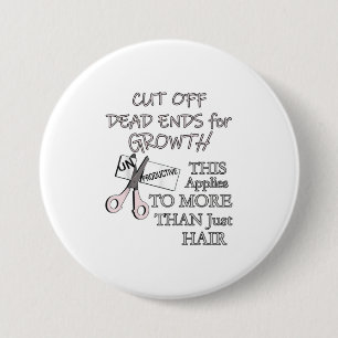 Haarstylist Gifts Hairdresser Funny Barber Quote Ronde Button 7,6 Cm