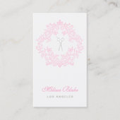 Haarstylist grijs achtergrond visitekaartje (Voorkant)