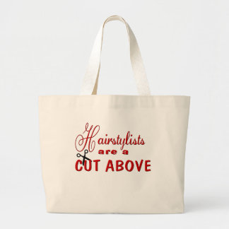 Haarstylist Grote Tote Bag