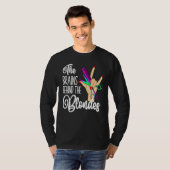 Haarstylist haar kapper womens rockhand t-shirt (Voorkant volledig)