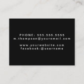 HAARSTYLIST | Haarstylist & Beautician Business Ca Visitekaartje (Achterkant)