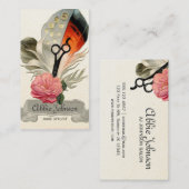  haarstylist haarstylist bloemen visitekaartje (Voorkant / Achterkant)