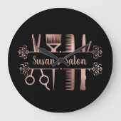 Haarstylist Hair Dresser Salon Persoonlijk Grote Klok (Voorkant)