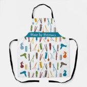 Haarstylist Hair Dresser Salon Persoonlijk Schort (Voorkant)