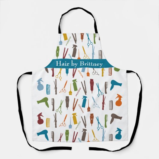 Haarstylist Hair Dresser Salon Persoonlijk Schort (Voorkant)