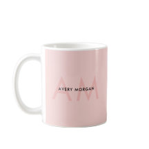 Haarstylist Hair Salon Blush Pink Monogram