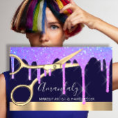 Haarstylist Hairdresser Drift Scissors Coiffeur Visitekaartje