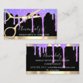 Haarstylist Hairdresser Drift Scissors Coiffeur Visitekaartje (Voorkant / Achterkant)