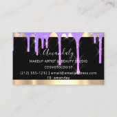 Haarstylist Hairdresser Drift Scissors Coiffeur Visitekaartje (Achterkant)