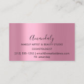 Haarstylist Hairdresser Roos Holografen Visitekaartje (Achterkant)