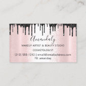 Haarstylist Hairdresser Roos Siver Scissors Driver Visitekaartje (Achterkant)