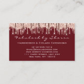 Haarstylist Hairdresser Scissors Roos Drijft VIP Visitekaartje (Achterkant)