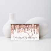 Haarstylist Hairdresser Scissors Roos Drijft wit Visitekaartje