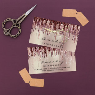 Haarstylist Hairdresser Scissors Roos Drivers Visitekaartje