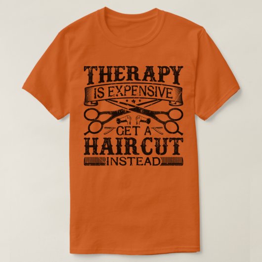 Haarstylist Kapper Salon Barber T-shirt (Design voorkant)
