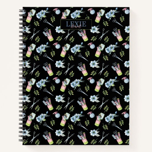 Haarstylist, Kapper Schoonheidssalon Aangepast Notitieboek (Voorkant)