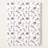 Haarstylist, Kapper Schoonheidssalon Aangepast Planner (Achterkant)