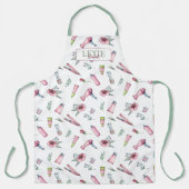 Haarstylist, Kapper Schoonheidssalon Aangepast Schort (Voorkant)