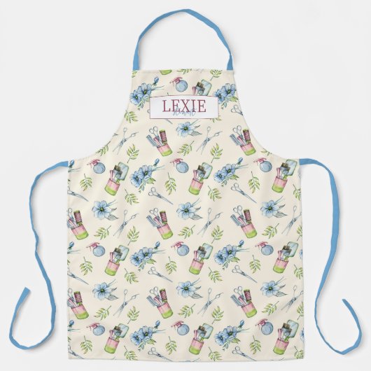 Haarstylist, Kapper Schoonheidssalon Aangepast Schort (Voorkant)