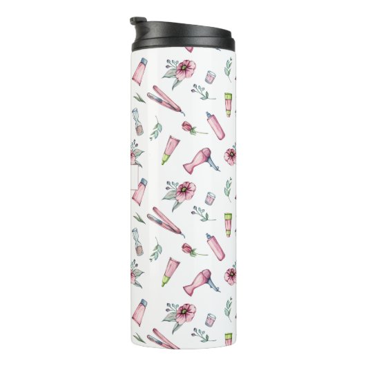 Haarstylist, Kapper Schoonheidssalon Aangepast Thermosbeker (Geroteerd rechts)