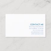 Haarstylist kapsalon visitekaartje (Achterkant)