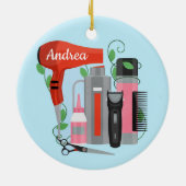 Haarstylist keramisch Ornament (Achterkant)